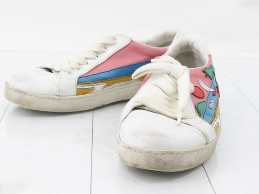 PRADA Saffiano Patch Sneakers Size 36 1/2 Sneakers