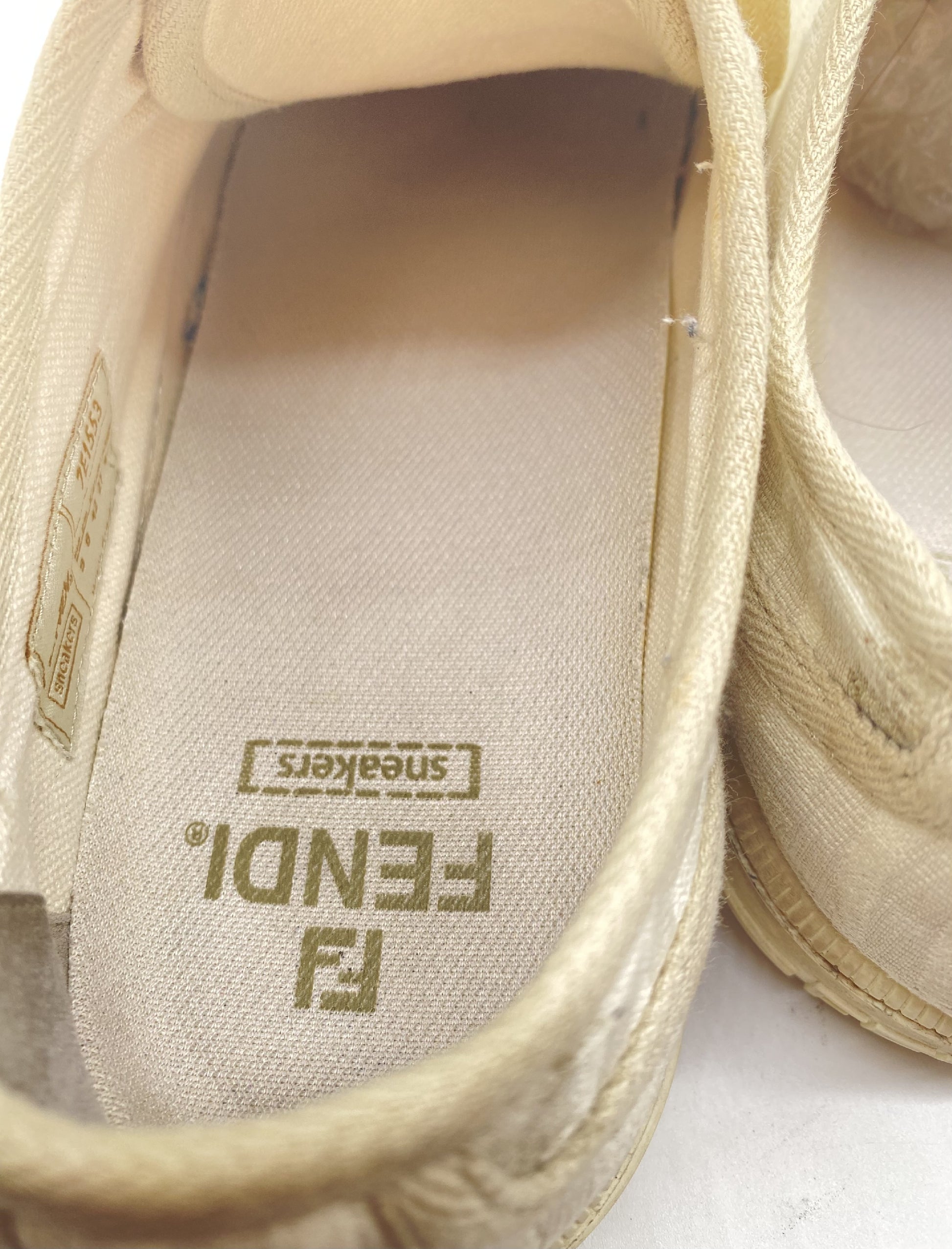 FENDI Zucca Sneakers 7E1553 Size 27 Sneakers