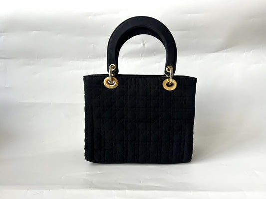 Dior Cannage Nylon Small Handbag