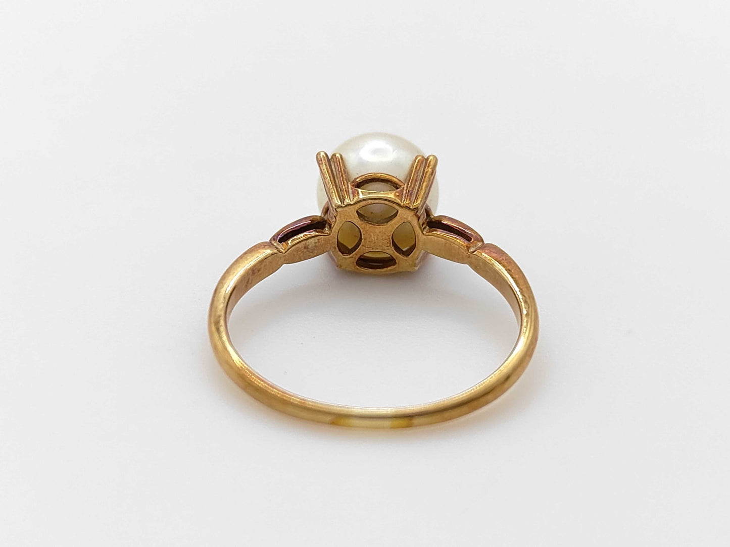 MIKIMOTO Pearl Ring, Diameter: Approx. 8.4mm, 14K Gold, 3.0g 