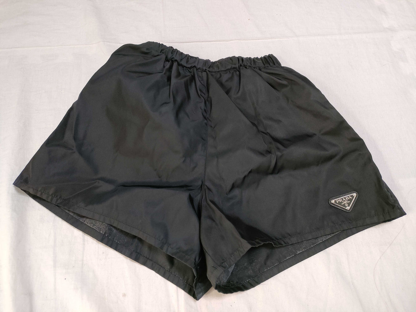 PRADA PRADA Nylon Logo Shorts 22C757 Pants