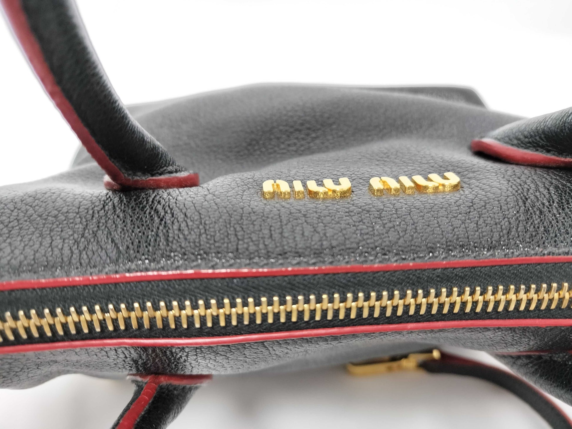 Miu Miu Miu handbag leather 2-way handbag