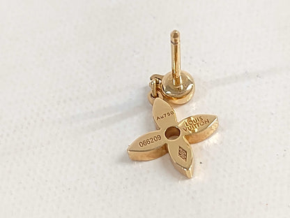 LOUIS VUITTON Idylle Single Earring, Au750, 1.0g 