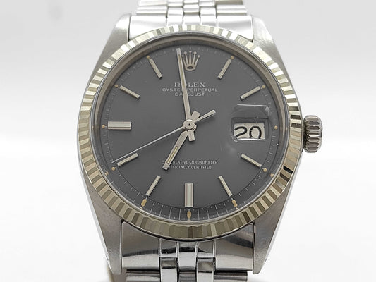 ROLEX 1601 2898688 Gray Dial Jubilee Bracelet Boys' Watch