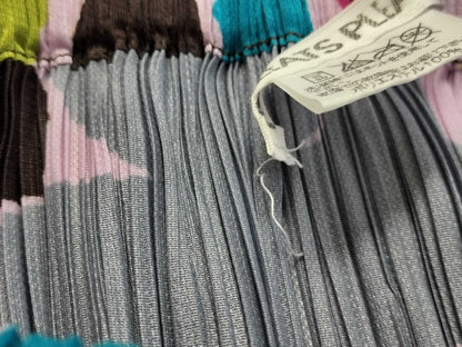 PLEATS PLEASE PLEATS PLEASE Long Skirt Floral Print Multicolor Flared Skirt