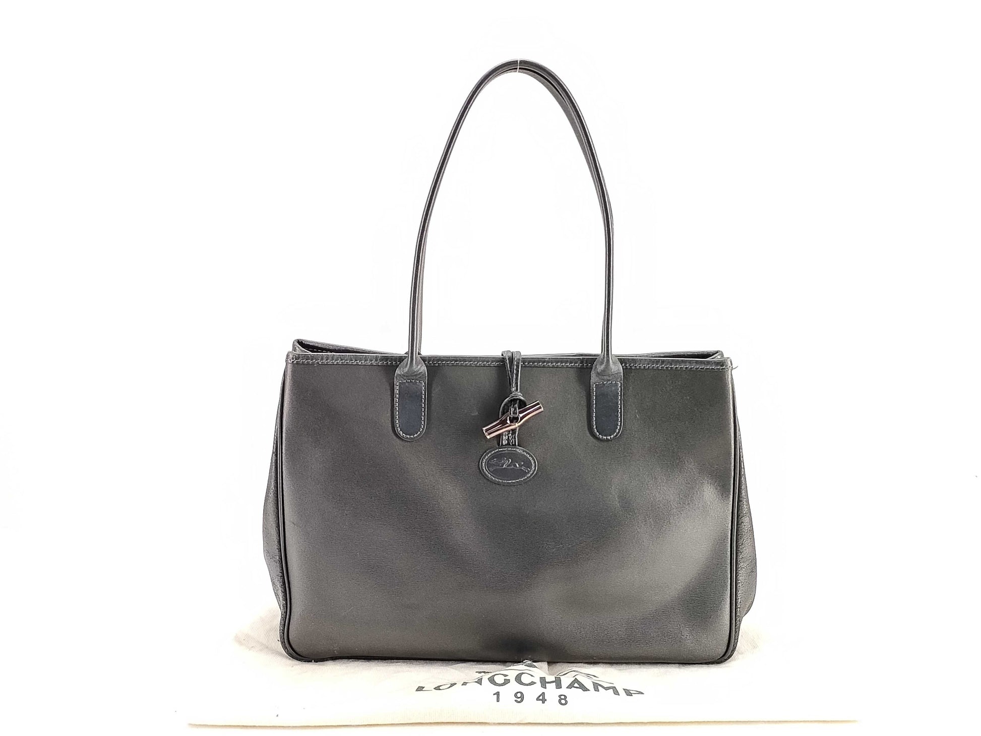 LONG CHAMP LONGCHAMP Hand Gray Tote Bag