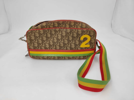 Dior Trotter Rasta Shoulder Bag PVC Shoulder Bag