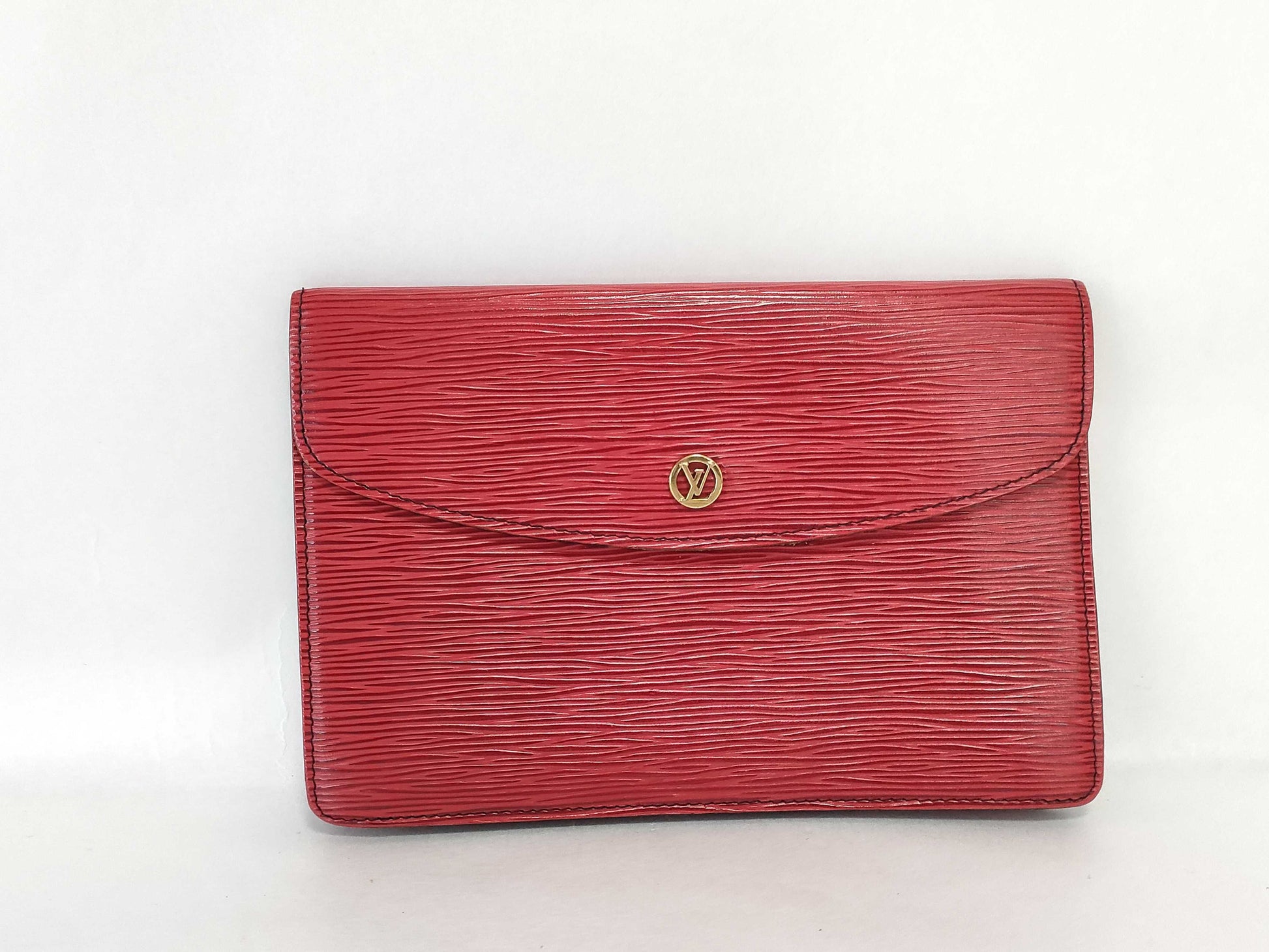 LOUIS VUITTON Epi Montaigne 23 Clutch Bag M52667