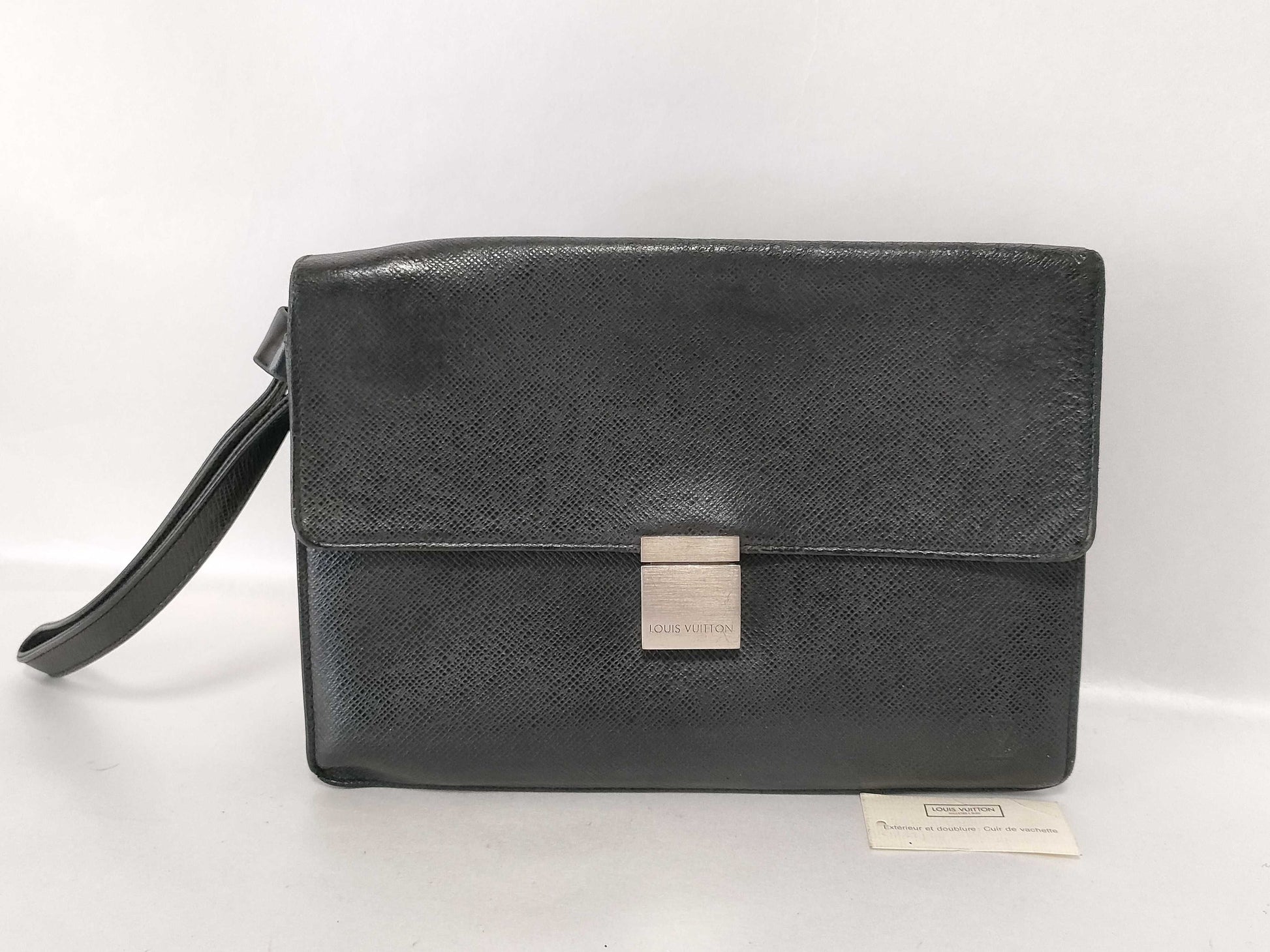 LOUIS VUITTON Taiga Louis Vuitton Clutch Bag Taiga CA0055 Selenga Second Bag