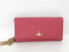 Vivienne Westwood Pink Chain Shoulder Wallet