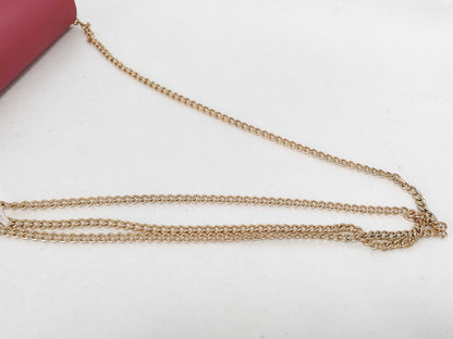 Vivienne Westwood Pink Chain Shoulder Wallet