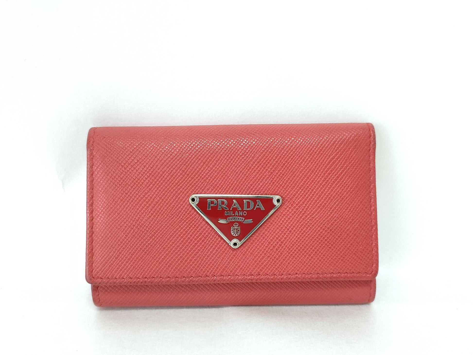 PRADA Prada 6-ring key case, red.