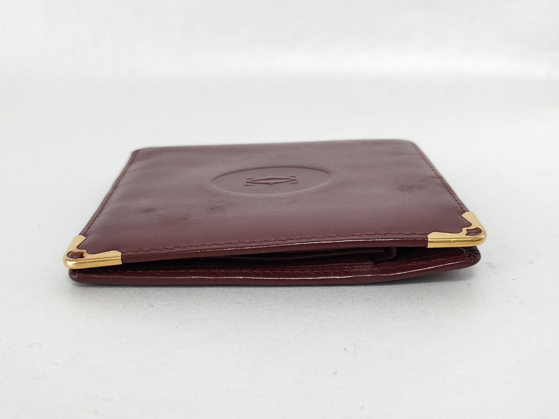 Cartier Must Cartier Wallet Must Line Bifold Leather Wallet