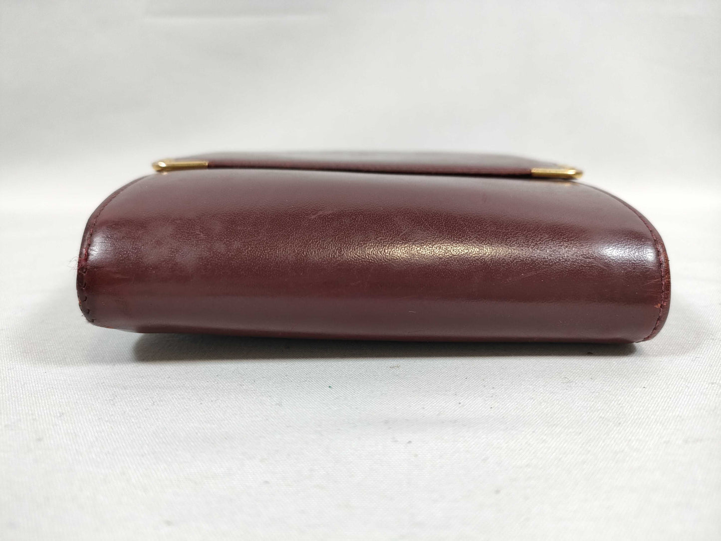 Cartier Must Cartier Wallet Must Line Bifold Leather Wallet