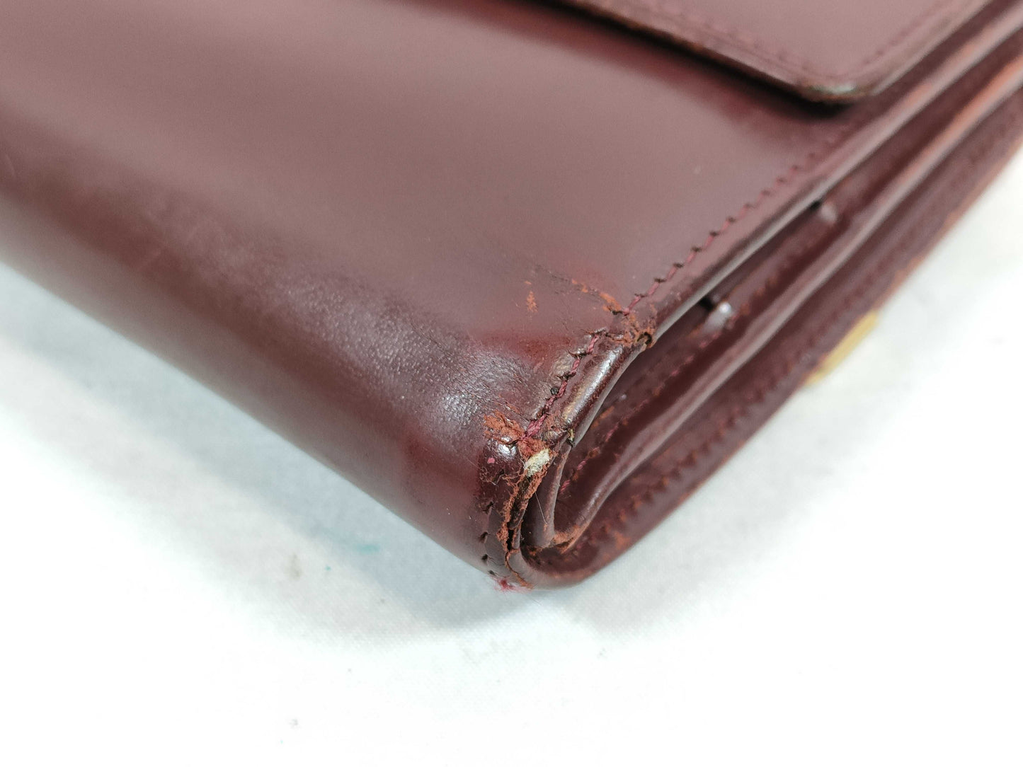 Cartier Must Cartier Wallet Must Line Bifold Leather Wallet