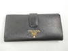 PRADA PRADA 1MV025 Saffiano Black Wallet