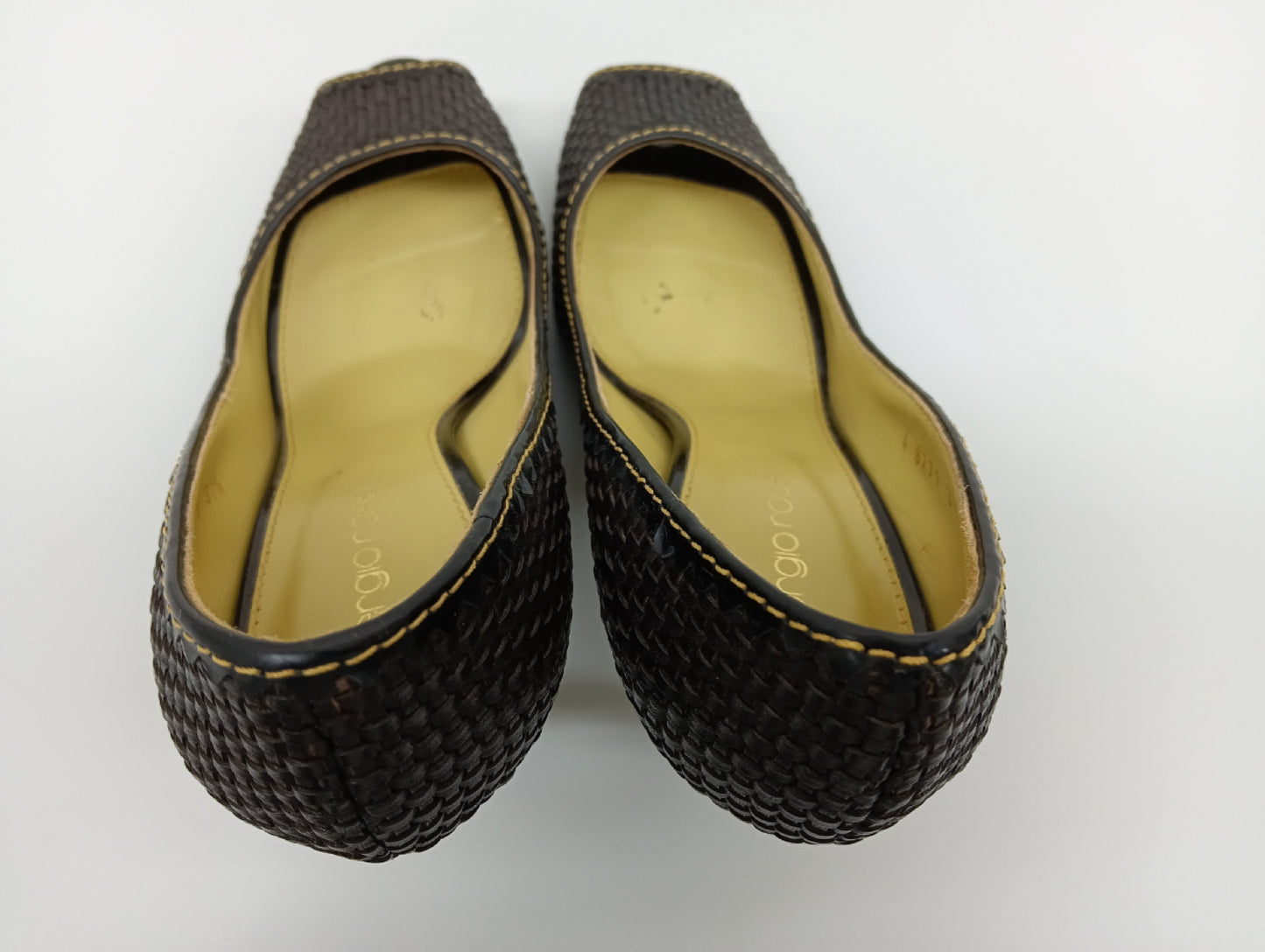 Sergio Rossi Leather Pumps Brown Size 37 1/2