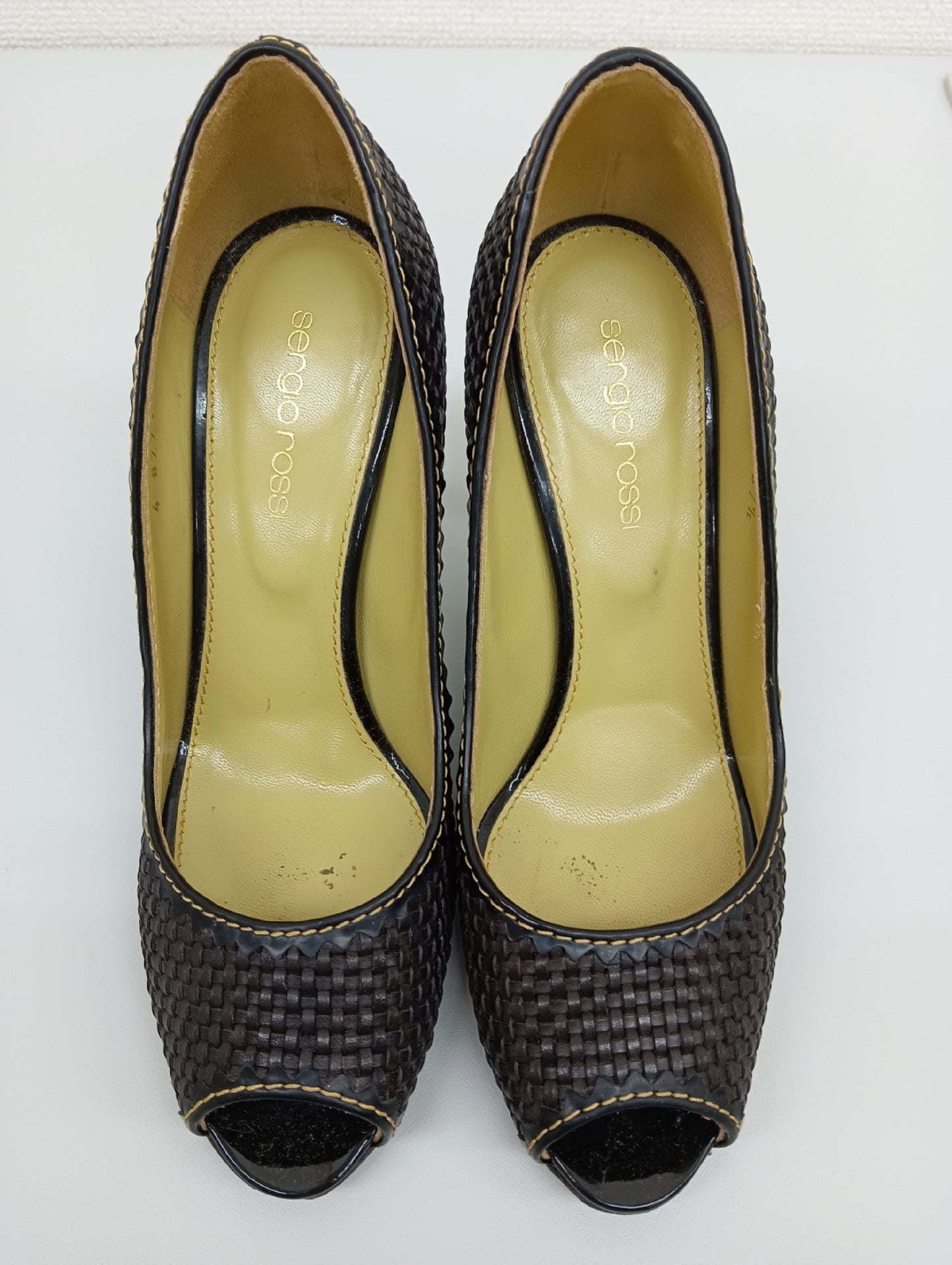 Sergio Rossi Leather Pumps Brown Size 37 1/2