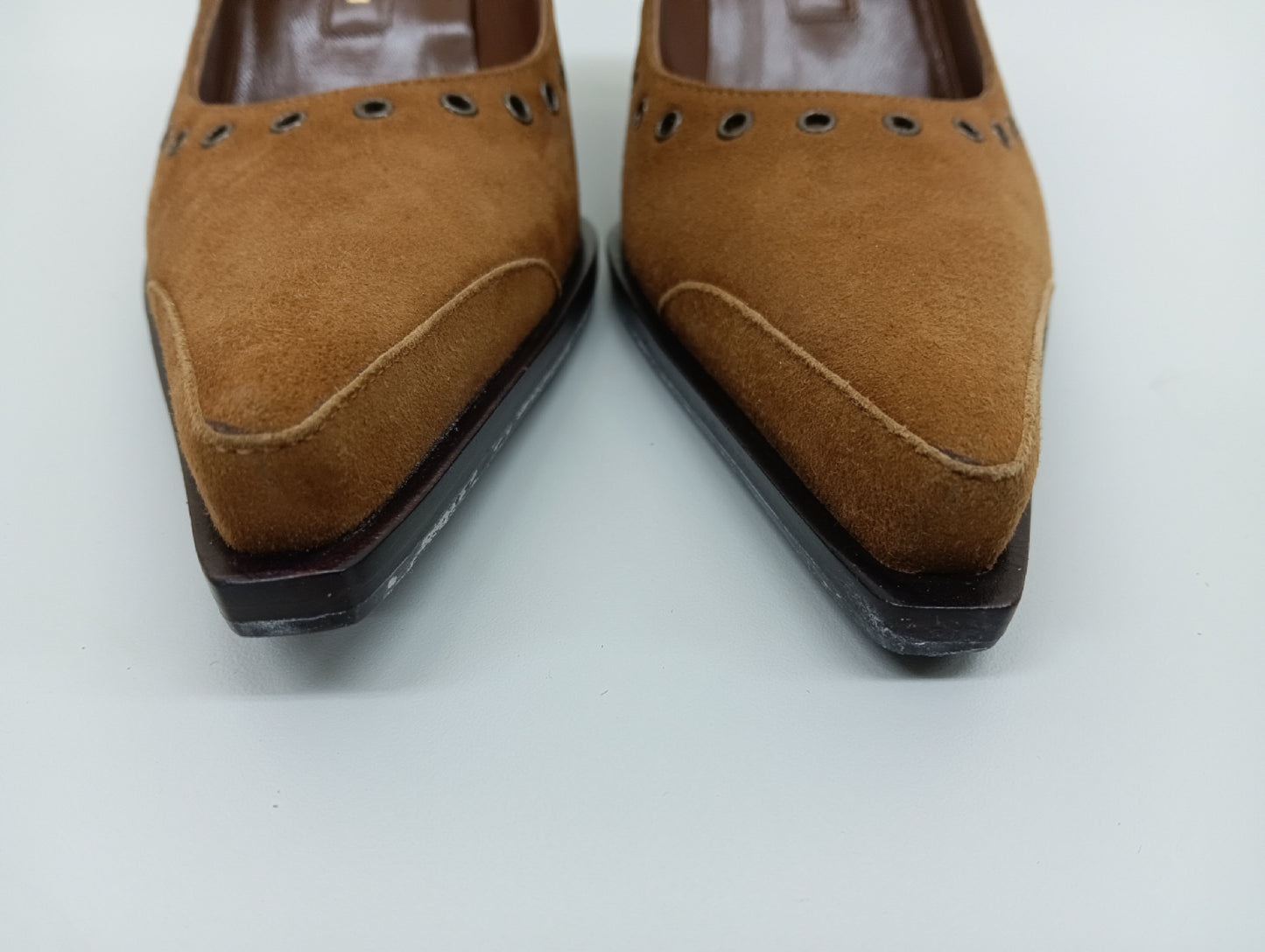 Sergio Rossi Leather Pumps Brown Size 36 1/2