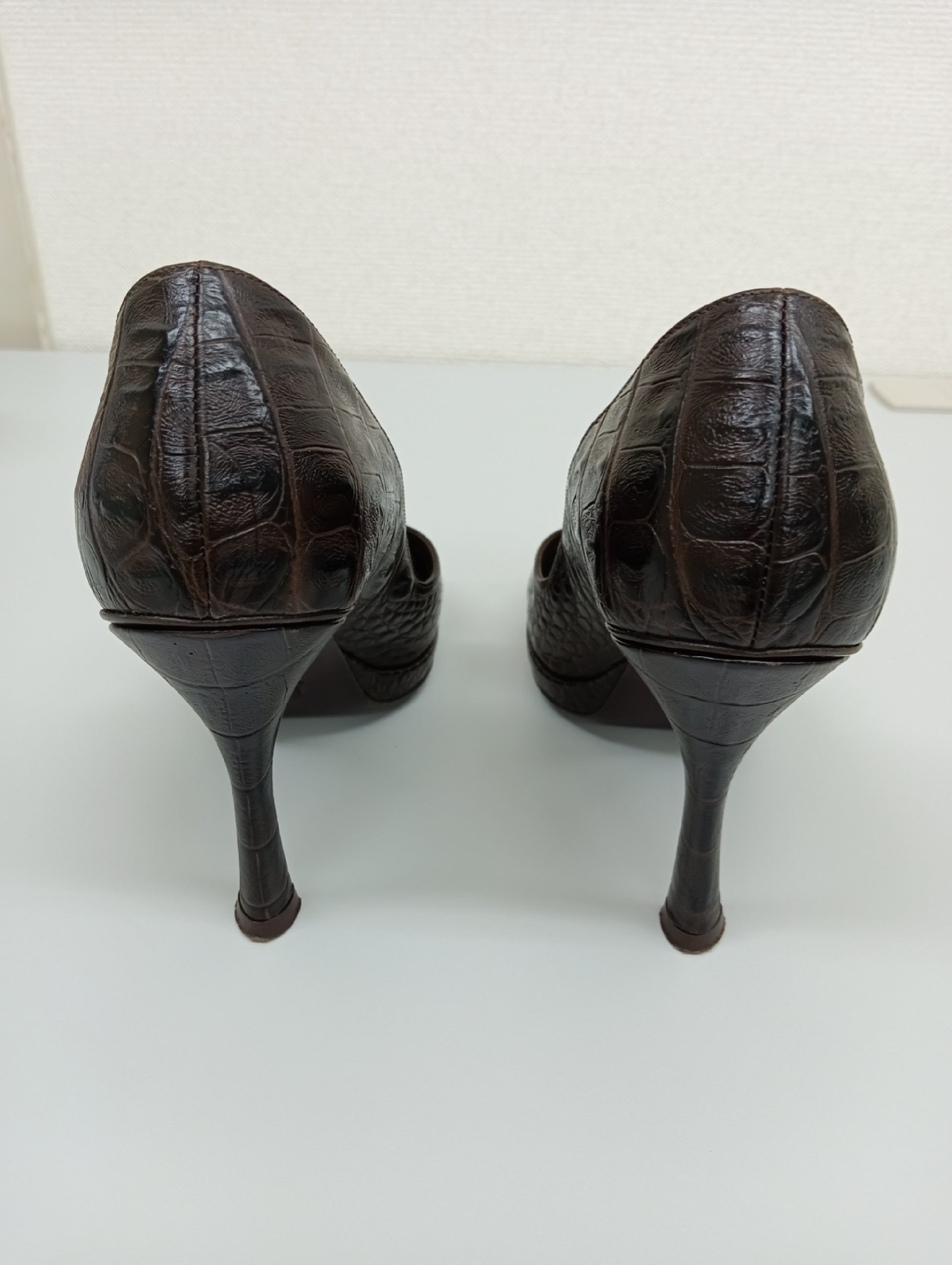 Hugo Boss Leather Sandals Brown Size 36 1/2 Pumps