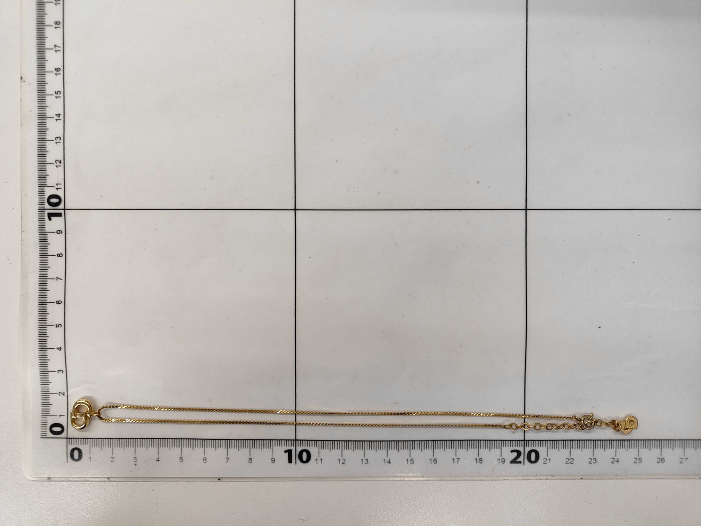 Dior CD logo necklace necklace