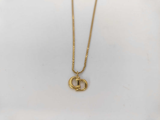 Dior CD logo necklace necklace