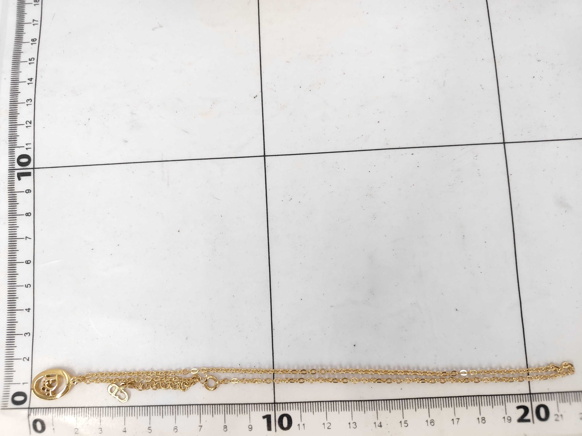 Dior Dior logo necklace necklace