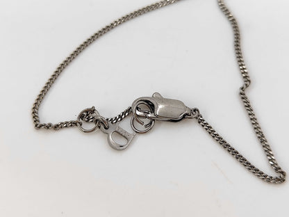 Dior Dior Logo Red Drop Necklace Necklace