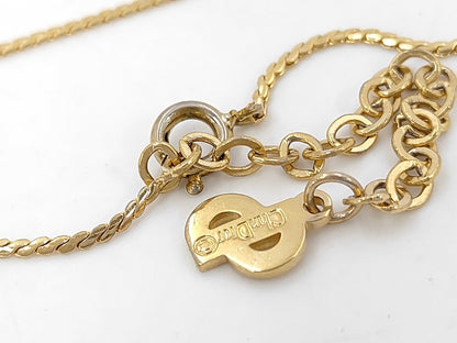 Dior CD logo necklace
