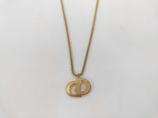 Dior CD logo necklace