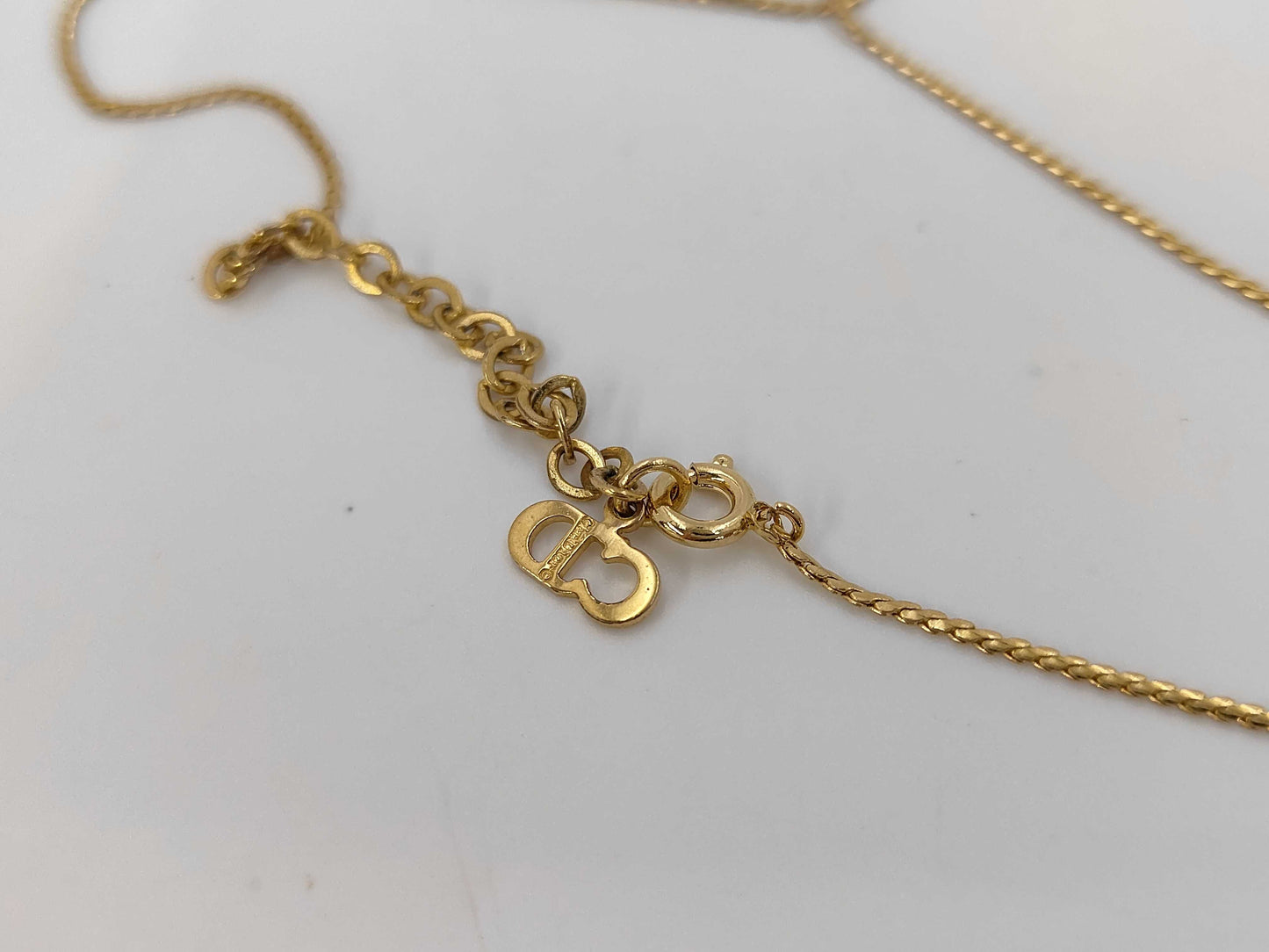 Dior CD logo necklace necklace