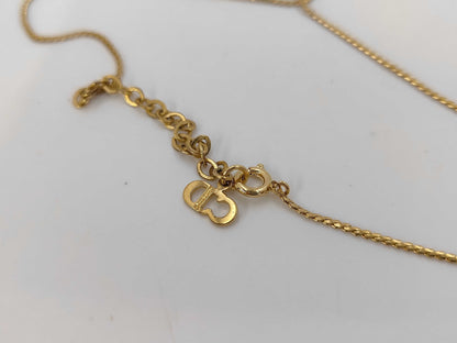 Dior CD logo necklace necklace