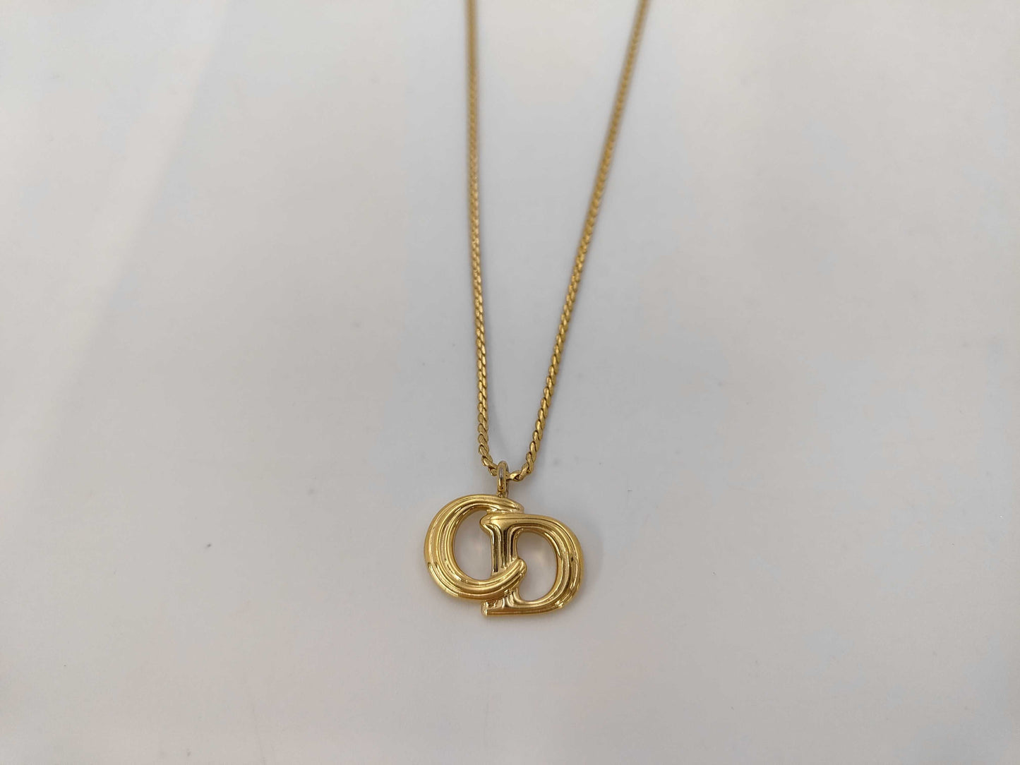 Dior CD logo necklace necklace