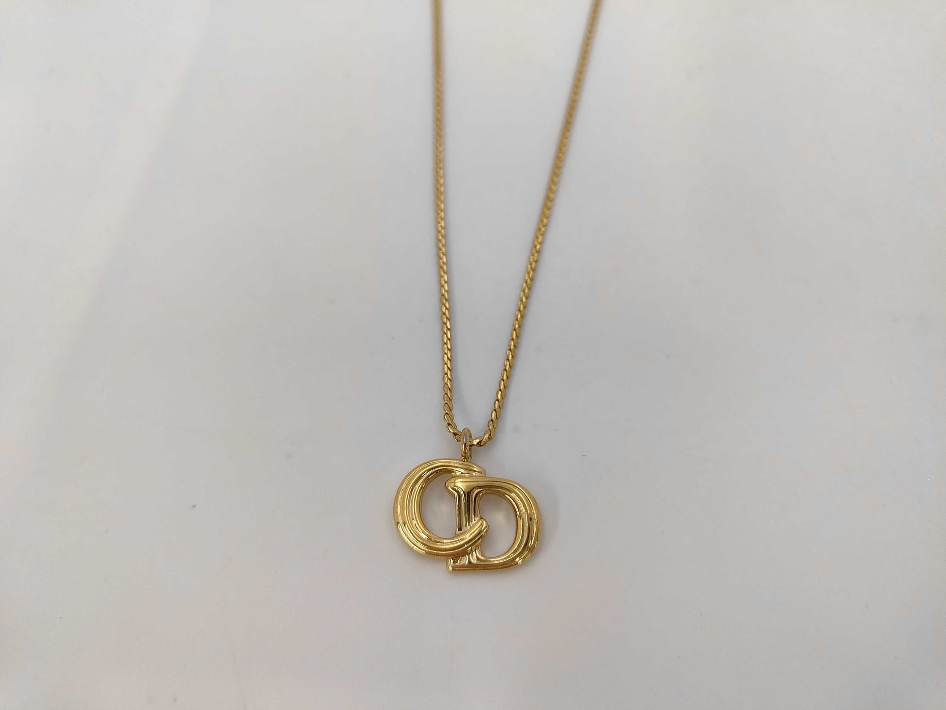 Dior CD logo necklace necklace