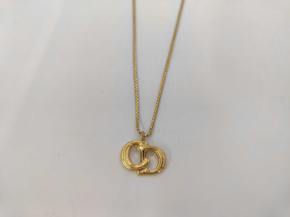 Dior CD logo necklace necklace
