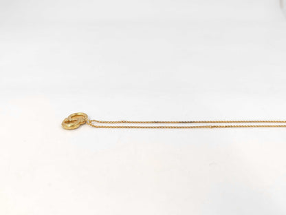 Dior logo necklace necklace