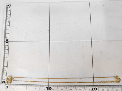 Dior logo necklace necklace