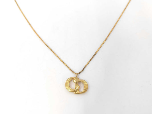 Dior logo necklace necklace