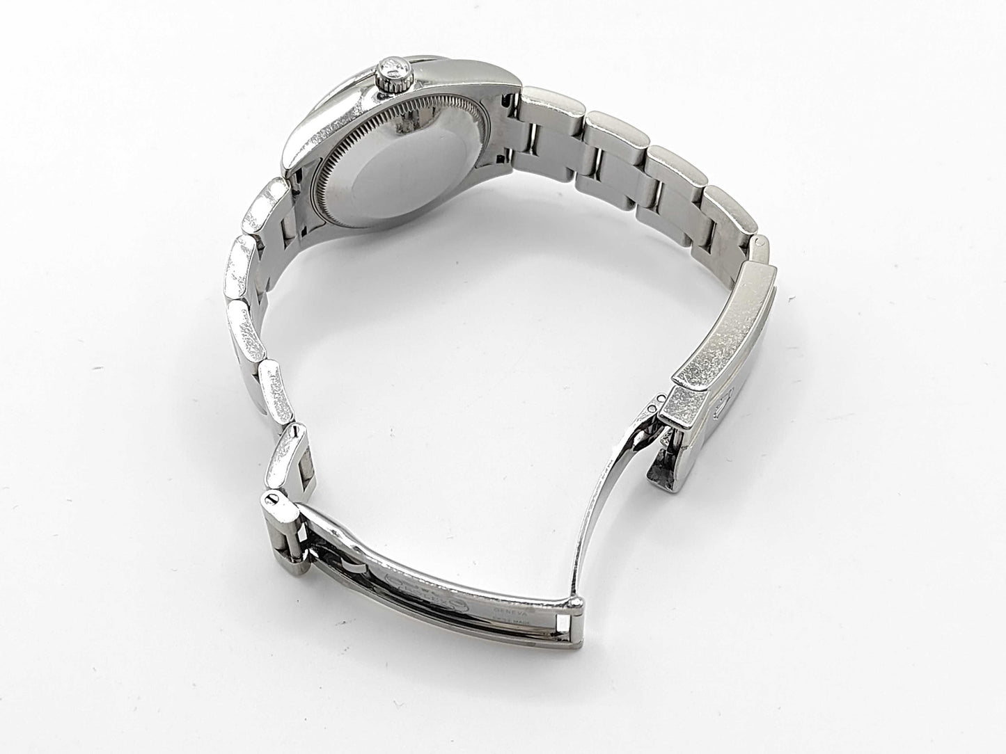 ROLEX 177200 2691R963 Black Dial Oyster Bracelet Boys' Watch