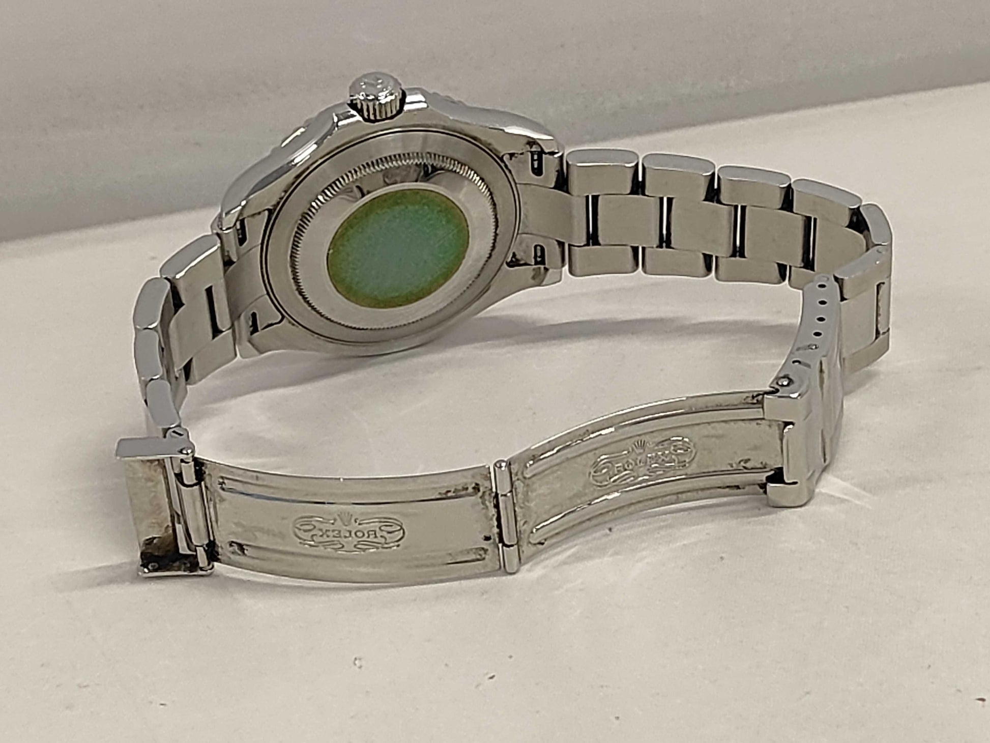 ROLEX 16622 D256945 Silver Dial Oyster Bracelet Men's Watch