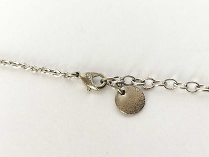 Dior CD logo rhinestone necklace