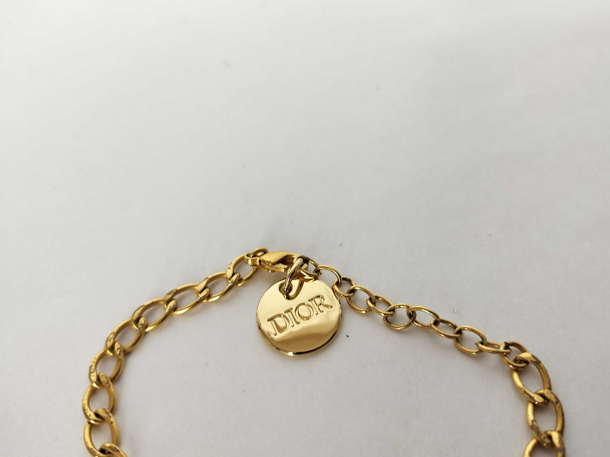 Dior Dior CD Logo Bracelet Gold Bracelet Bangle