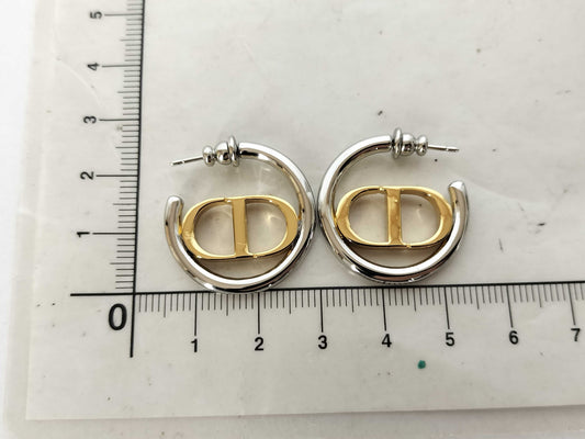Dior Dior CD logo earrings