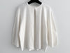 intoca. Linen-Cotton Wide Sleeve Cardigan Bolero