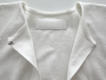 intoca. Linen-Cotton Wide Sleeve Cardigan Bolero