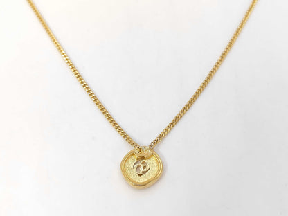 Dior logo rhinestone necklace