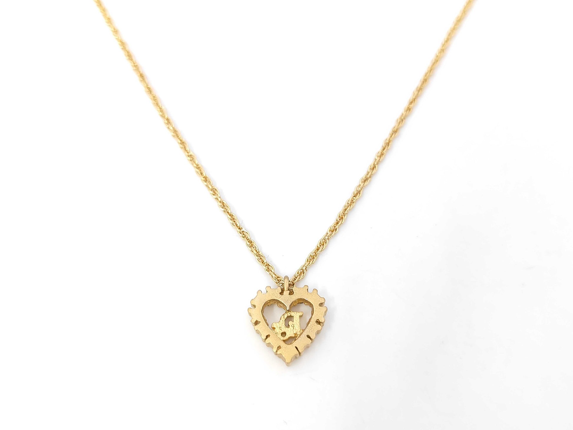 Dior logo rhinestone necklace