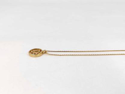 Dior CD logo necklace