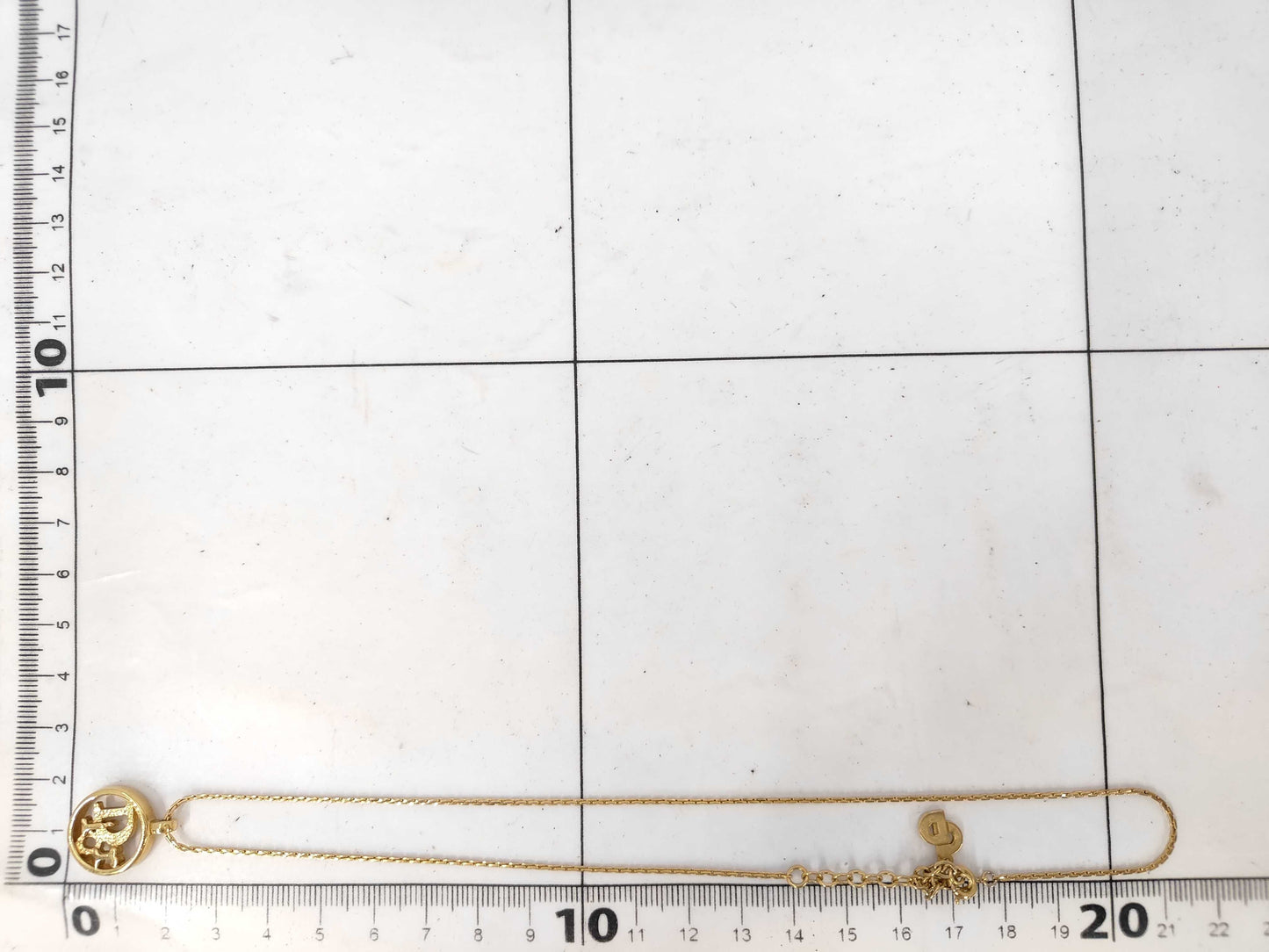 Dior CD logo necklace