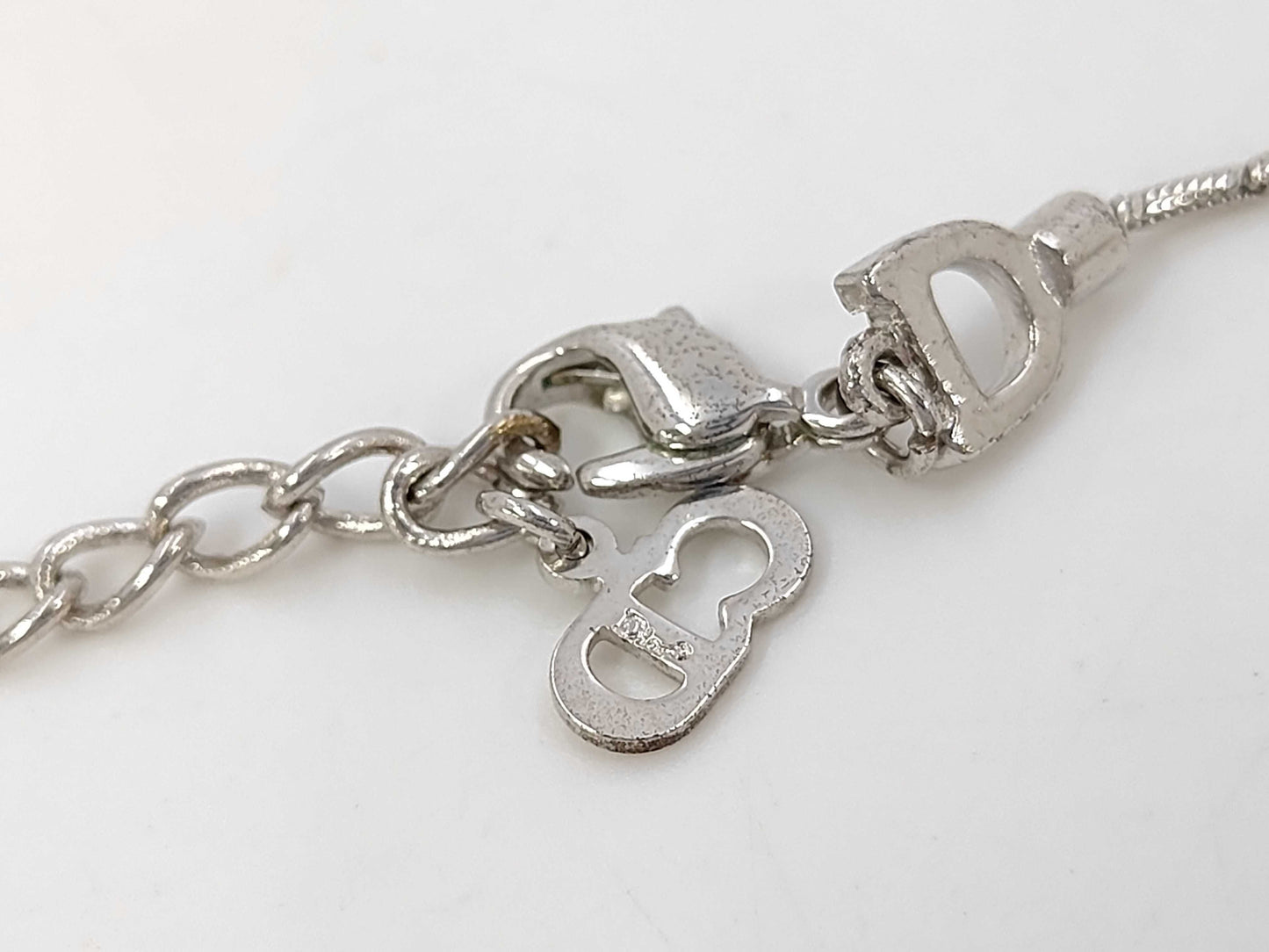 Dior Pearl Silver Necklace